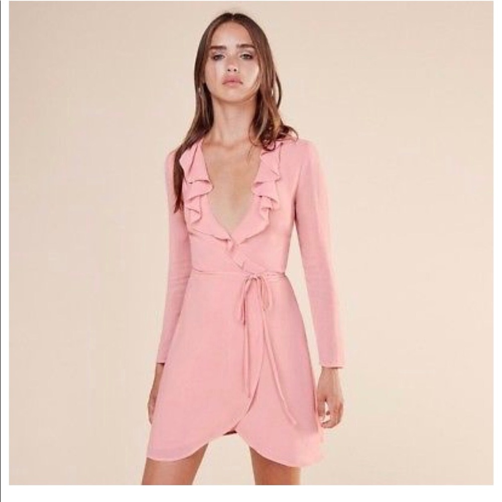 Reformation wrap dress